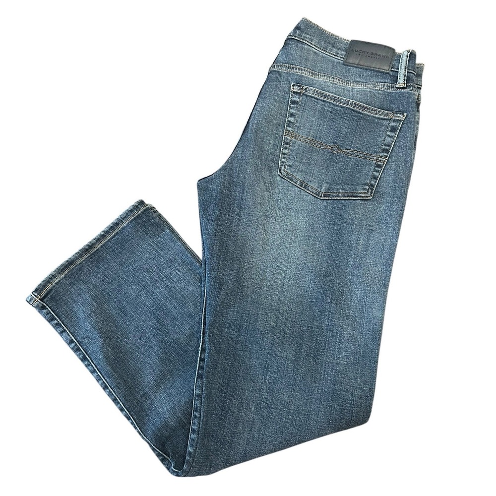 Lucky Brand 363 Vintage Inspired Straight Jeans 32x30 Medium Wash Western 90s